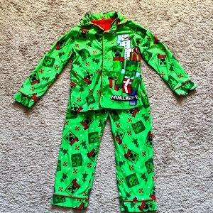 Minecraft 2 piece pajama set